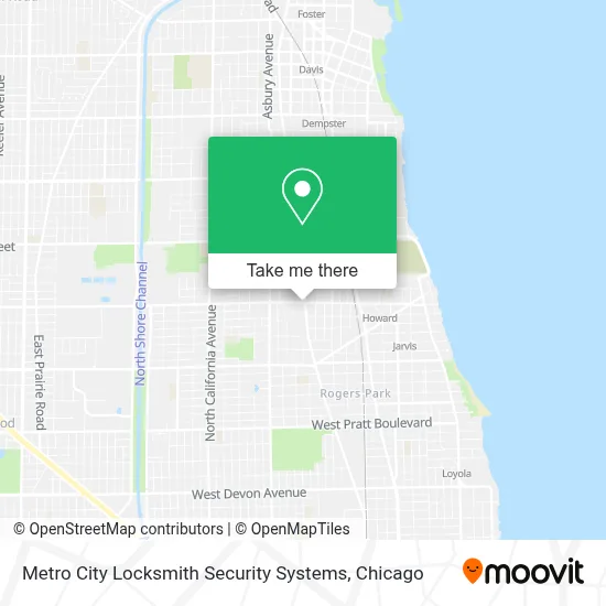 Metro City Locksmith Security Systems map