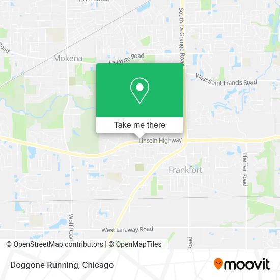 Doggone Running map