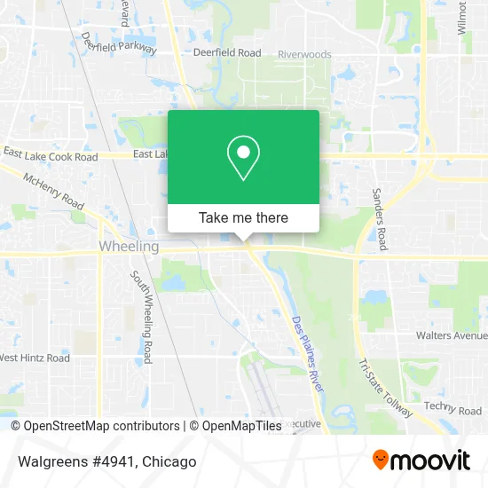 Walgreens #4941 map