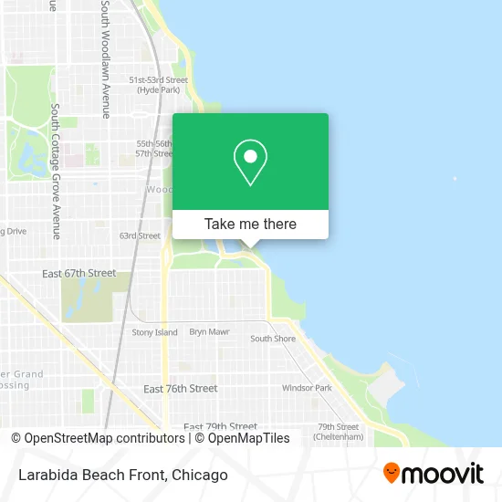 Larabida Beach Front map