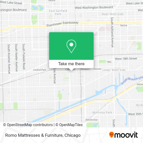 Romo Mattresses & Furniture map