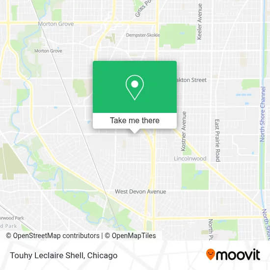 Touhy Leclaire Shell map
