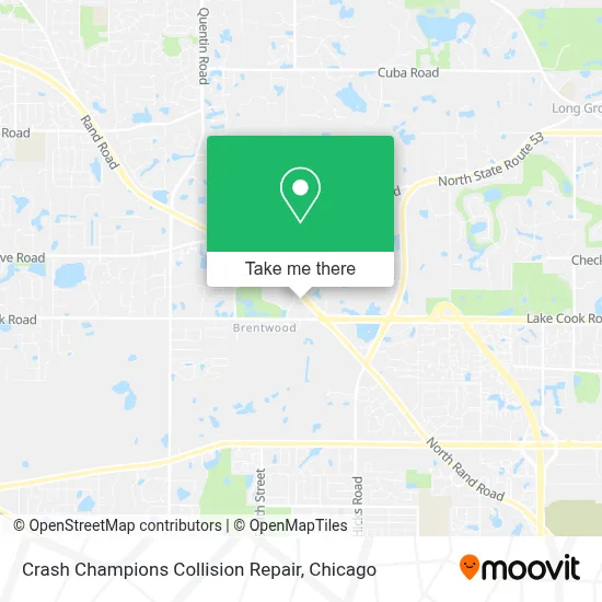 Crash Champions Collision Repair map