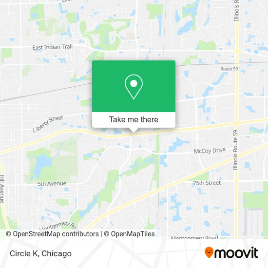 Circle K map