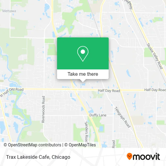 Trax Lakeside Cafe map