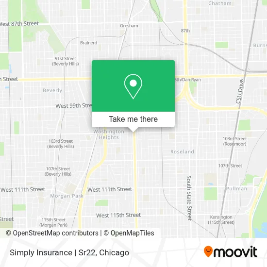 Simply Insurance | Sr22 map