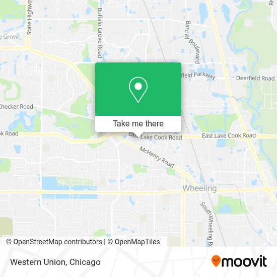 Western Union map