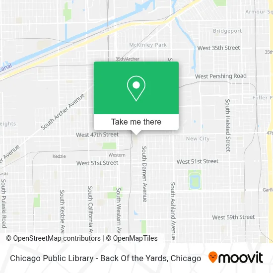Chicago Public Library - Back Of the Yards map