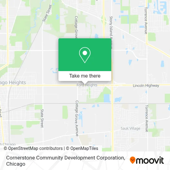 Cornerstone Community Development Corporation map