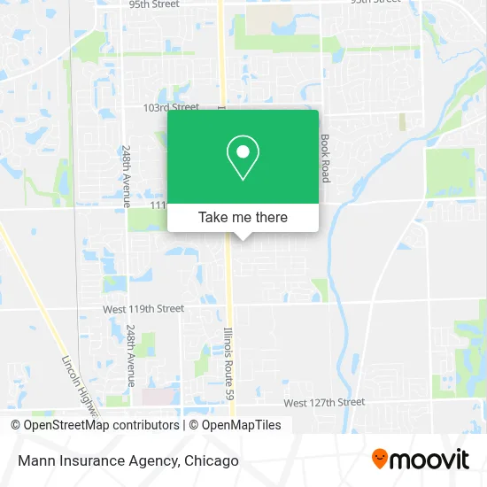 Mann Insurance Agency map