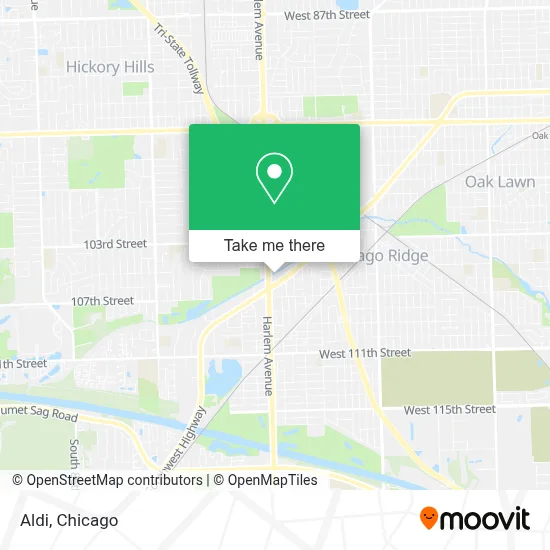 Aldi map