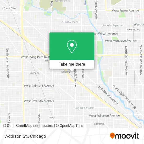 Addison St. map