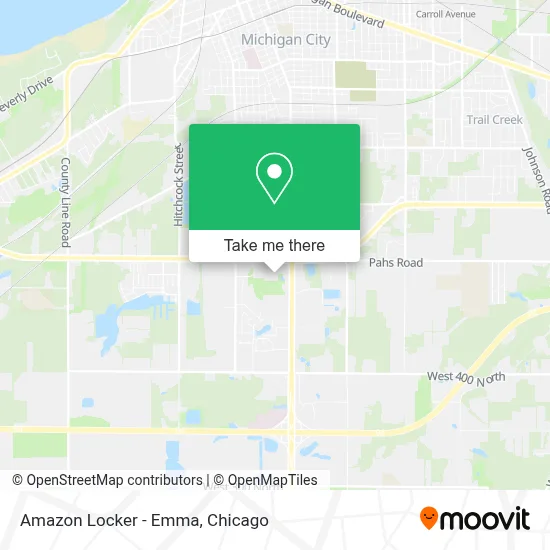 Amazon Locker - Emma map