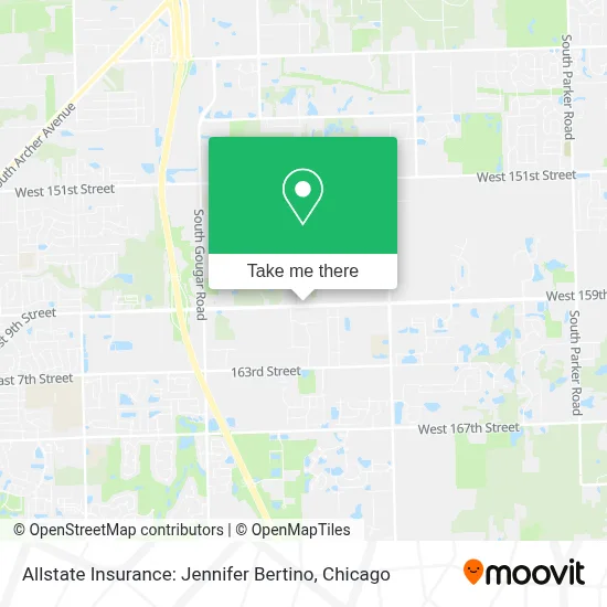 Allstate Insurance: Jennifer Bertino map