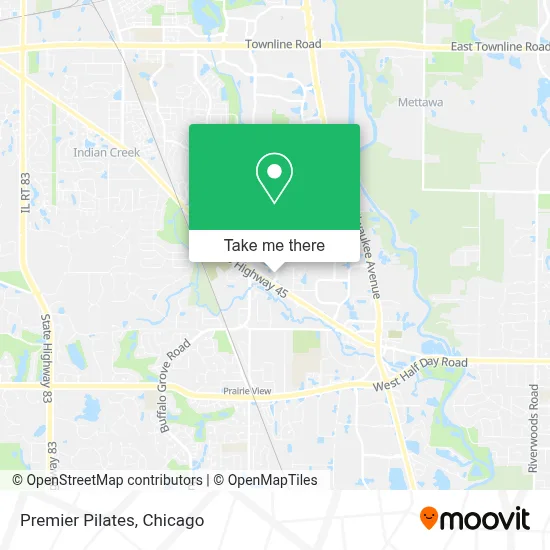Premier Pilates map