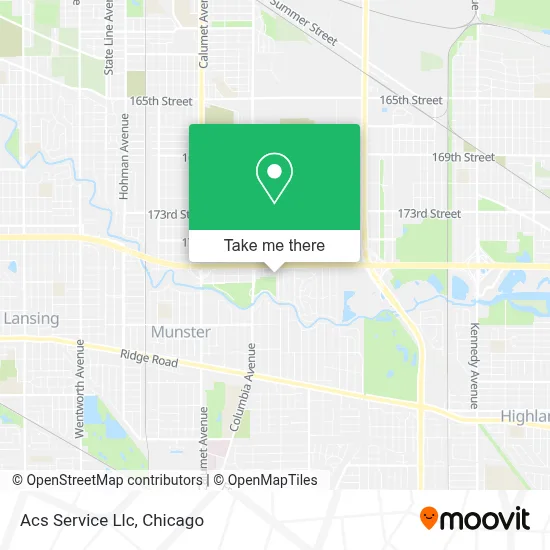 Acs Service Llc map