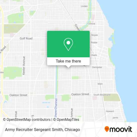 Army Recruiter Sergeant Smith map