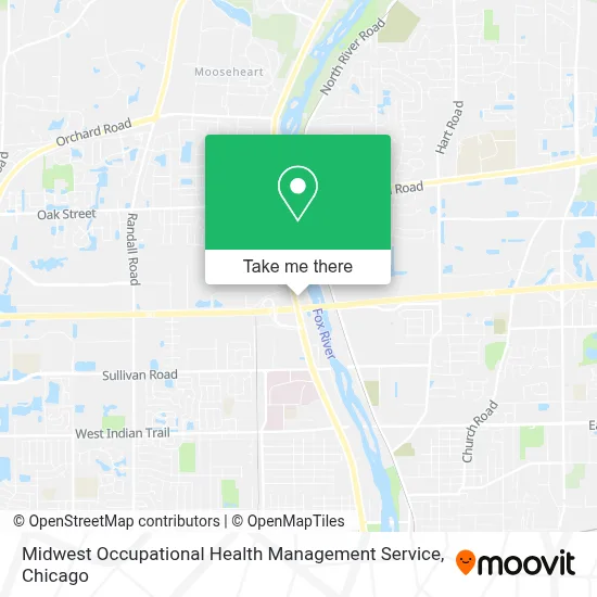 Midwest Occupational Health Management Service map