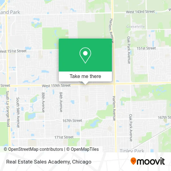 Real Estate Sales Academy map