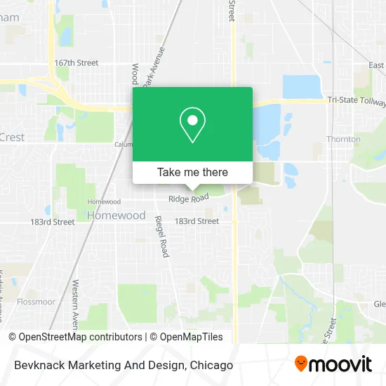 Bevknack Marketing And Design map