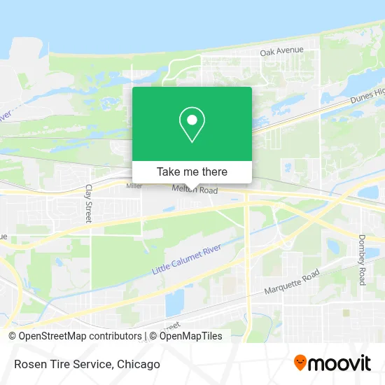 Rosen Tire Service map