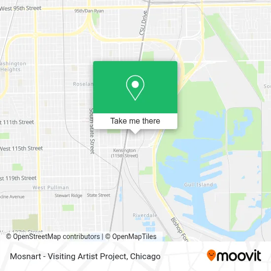 Mosnart - Visiting Artist Project map