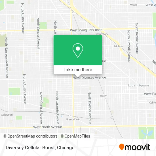 Diversey Cellular Boost map