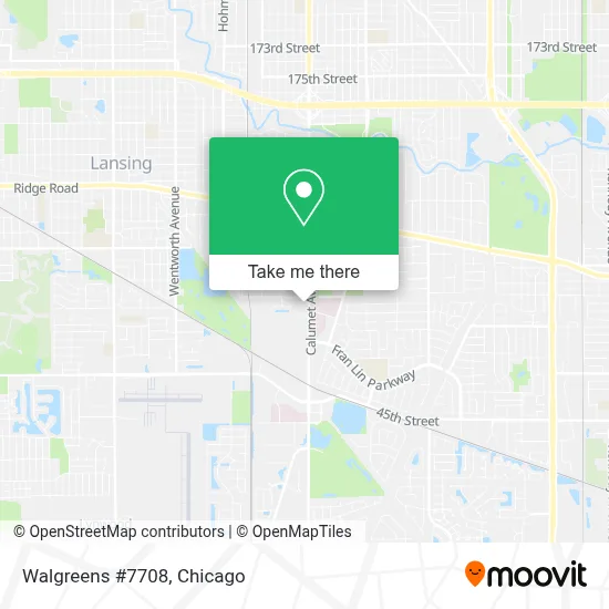 Walgreens #7708 map