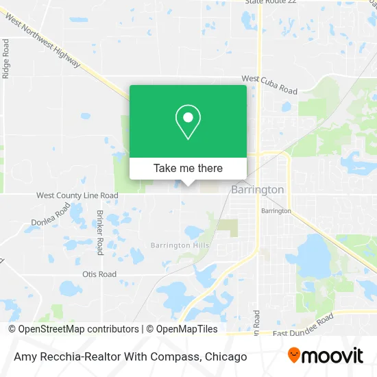 Amy Recchia-Realtor With Compass map