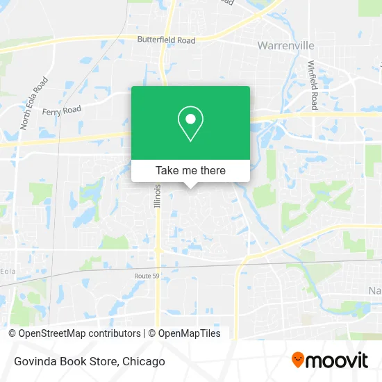 Govinda Book Store map