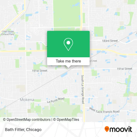 Bath Fitter map