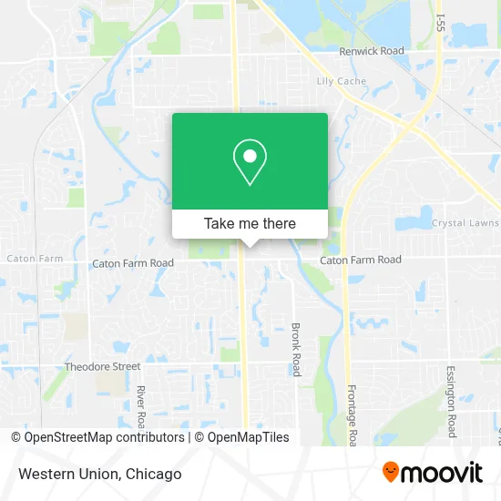Western Union map