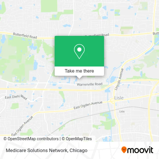 Medicare Solutions Network map