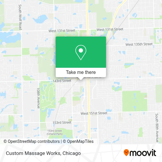 Custom Massage Works map