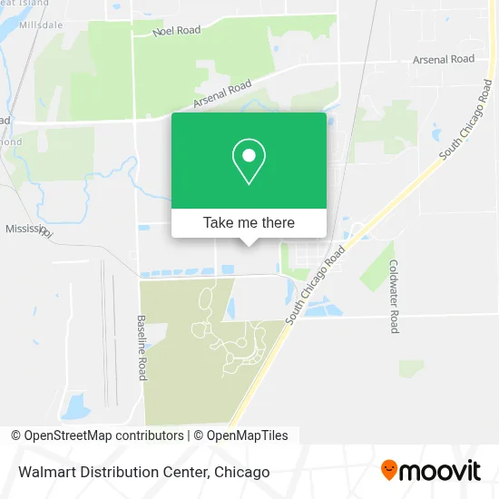 Walmart Distribution Center map