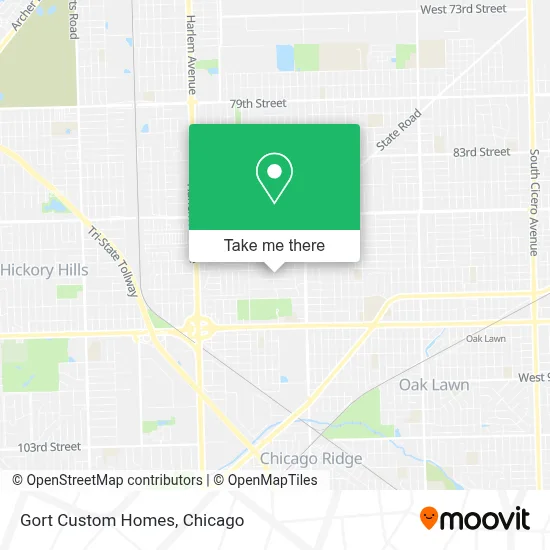 Gort Custom Homes map