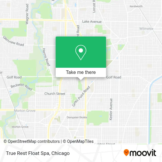 True Rest Float Spa map