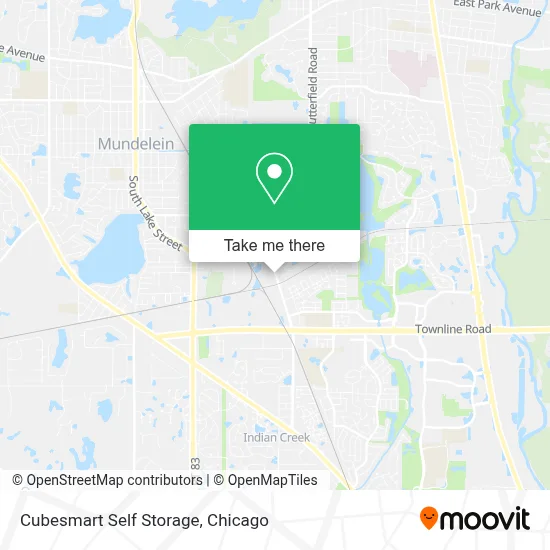 Cubesmart Self Storage map