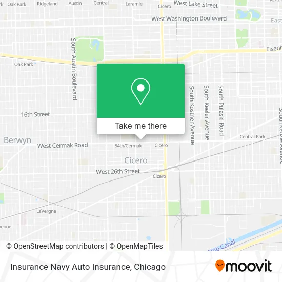 Insurance Navy Auto Insurance map