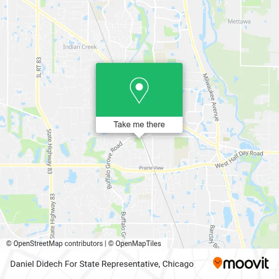Daniel Didech For State Representative map