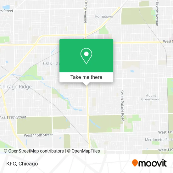 Kfc map