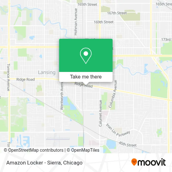 Amazon Locker - Sierra map