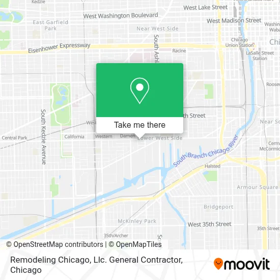 Remodeling Chicago, Llc. General Contractor map