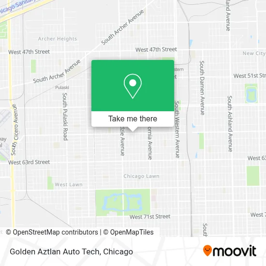 Golden Aztlan Auto Tech map