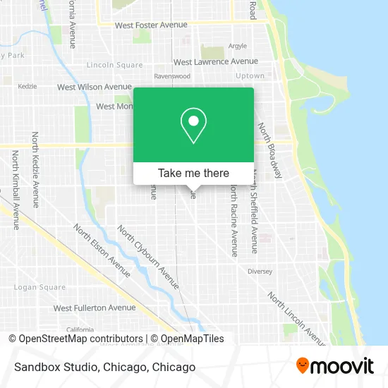 Sandbox Studio, Chicago map