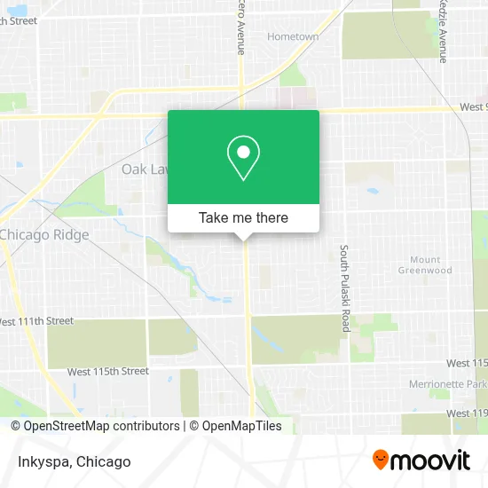 Inkyspa map