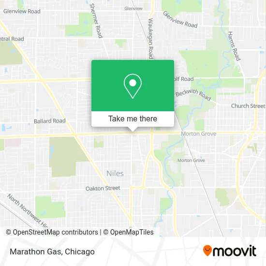 Marathon Gas map