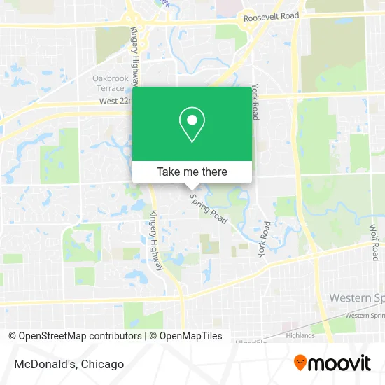 Mac Donalds map