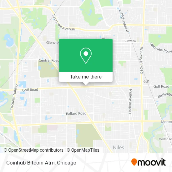 Coinhub Bitcoin Atm map