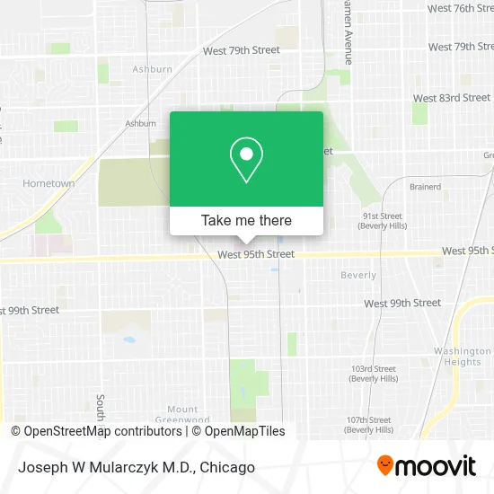 Joseph W Mularczyk M.D. map